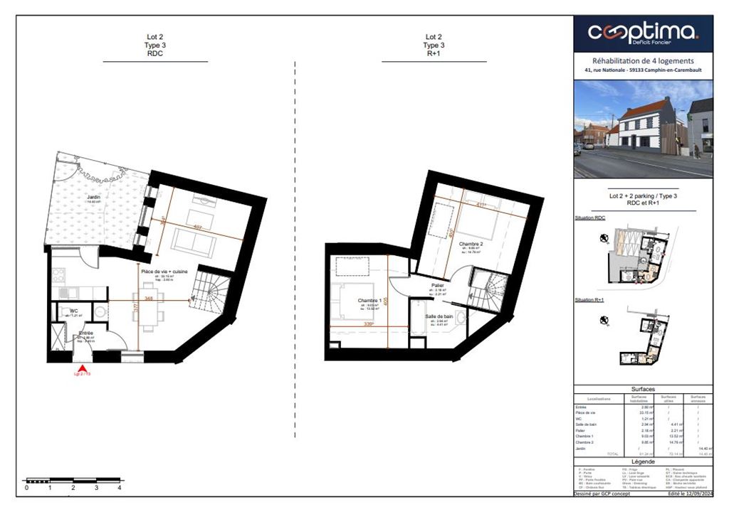 Appartement T3 CAMPHIN EN CAREMBAULT (59133) SDAMO