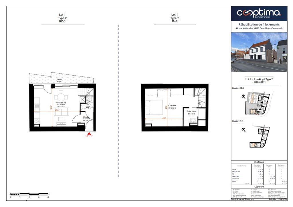 Appartement T2 CAMPHIN EN CAREMBAULT (59133) SDAMO